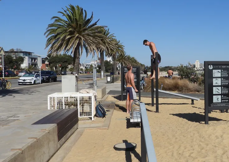 Middle Park Beach Outdoor Gym